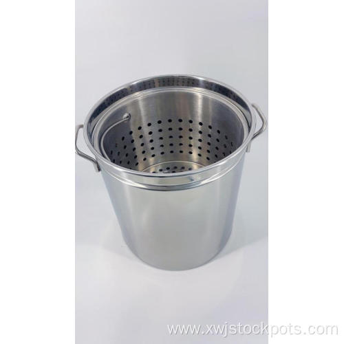 Stainless steel easy turkey cooker with strainer
